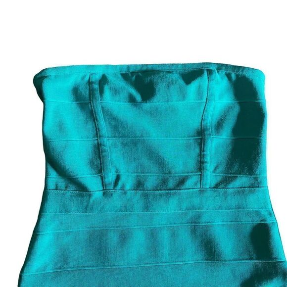 NWT Forever 21 Kelly Green Sleeveless Bandage Tube Mini Dress - Picture 2 of 10